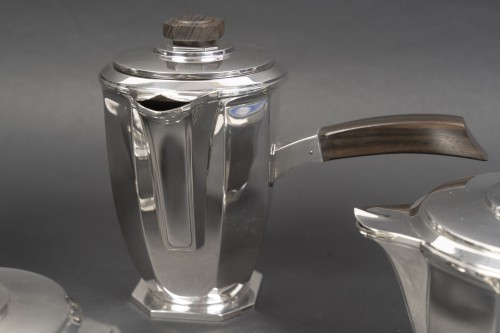 Antiquités - Ernest Prost, Solid Silver Tea, Coffee and Chocolate Set circa  1930