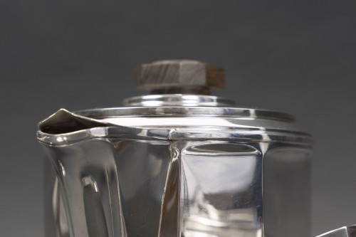 Antiquités - Ernest Prost, Solid Silver Tea, Coffee and Chocolate Set circa  1930