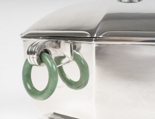 silverware & tableware  - Leroy – Octagonal Solid Silver Vegetable Dish, Art Deco Period