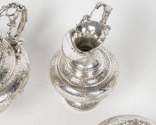 Napoléon III - Froment Meurice - 4-Piece Solid Silver Tea &amp; Coffee Service 19th Century