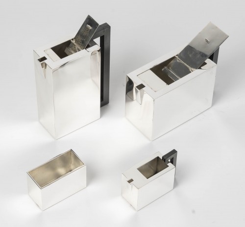 Modernist Tea and Coffee Service, Italy, Art Deco Period - silverware & tableware Style 50