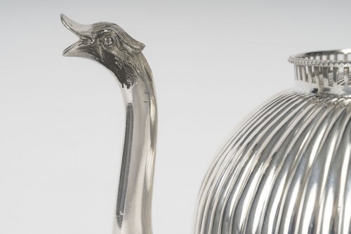 19th century - Jean joseph bourdier – solid silver teapot, first empire period, 1798/1809
