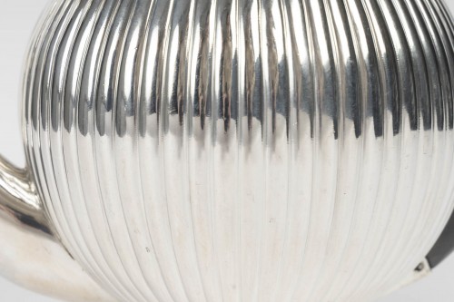 Jean joseph bourdier – solid silver teapot, first empire period, 1798/1809 - Empire