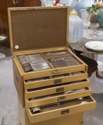 Orfevre savary & fils menagere 191 pieces en argent massif epoque 1930 - Argenterie et Arts de la table Style Art Déco