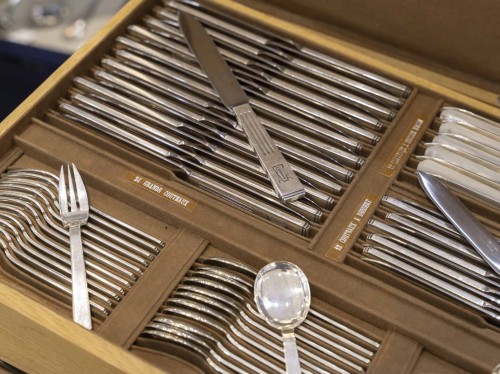 Art Déco - Orfevre savary & fils menagere 191 pieces en argent massif epoque 1930