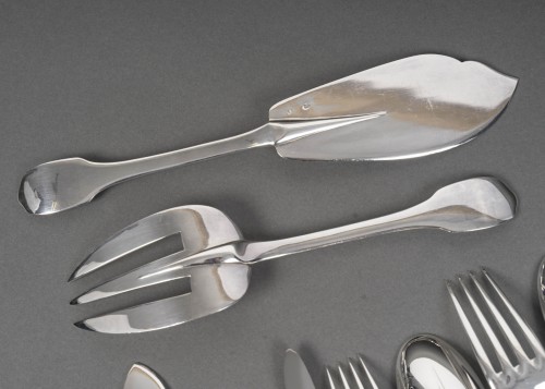 Antiquités - Jean tetard   menagere en argent massif- 100 pieces