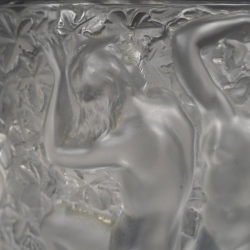 Antiquités - Marc Lalique -  Seau à champagne en cristal Ganymede