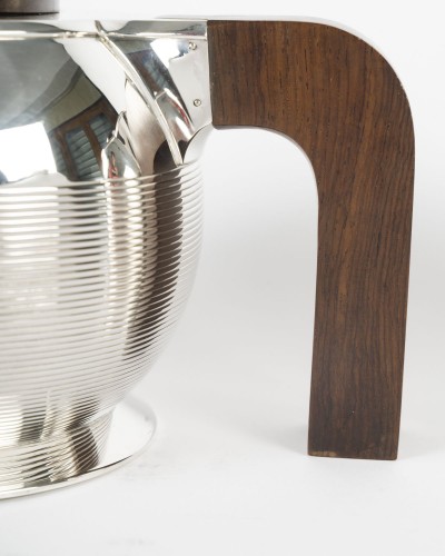 Jean E. Puiforcat  – Three-Piece Solid Silver Tea/Coffee Set, Art Deco Perio - Art Déco