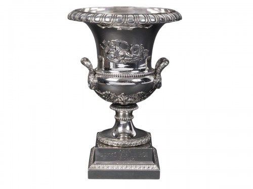 Jean-Charles Cahier (1772–1849) Trophy in silver, Medici vase, circa 1818