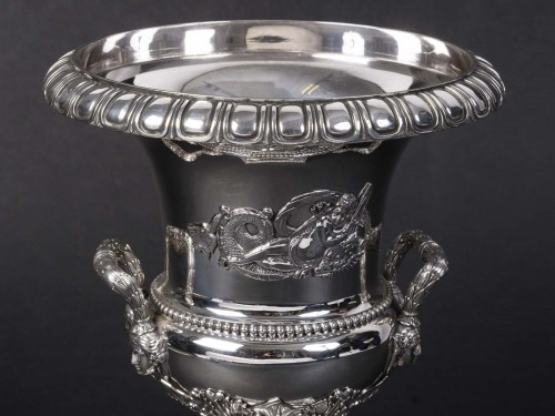 Jean-Charles Cahier (1772–1849) Trophy in silver, Medici vase, circa 1818 - silverware & tableware Style Restauration - Charles X