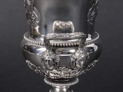 Jean-Charles Cahier (1772–1849) Trophy in silver, Medici vase, circa 1818 - 