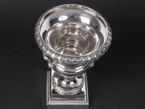 Antiquités - Jean-Charles Cahier (1772–1849) Trophy in silver, Medici vase, circa 1818