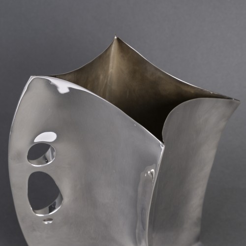 Années 50-60 - Maison Comyns - Pichet à eau en argent massif et son coffret Londres, 2008