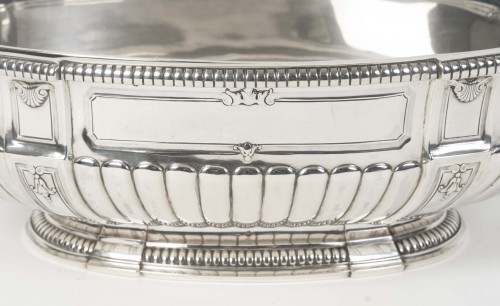 Puiforcat – jardiniere en argent massif et sa doublure circa début xxe - Argenterie et Arts de la table Style Art nouveau