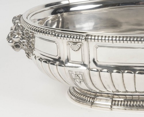 Puiforcat – jardiniere en argent massif et sa doublure circa début xxe - Emmanuel Redon Silver Fine Art