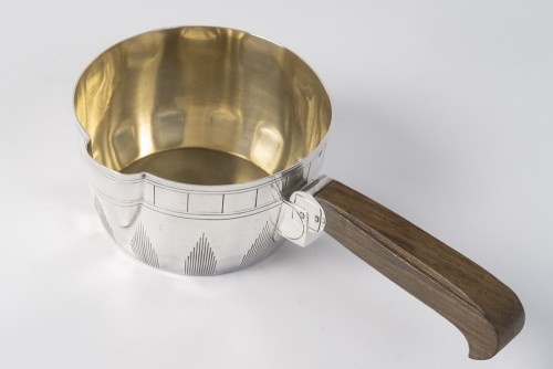 XXe siècle - Boin Taburet – Cassolette en argent massif Epoque Art Deco