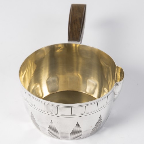 Antiquités - Boin Taburet – Cassolette en argent massif Epoque Art Deco