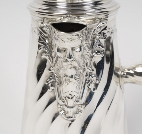 Puiforcat – Solid Silver Chocolate Pot late 19th century - 