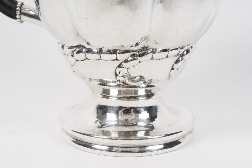 Argenterie et Arts de la table  - Georg Jensen - Pichet à eau modèle 7A dit Melon Pitcher, créé en 1907