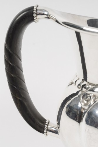 Georg Jensen - Pichet à eau modèle 7A dit Melon Pitcher, créé en 1907 - Emmanuel Redon Silver Fine Art