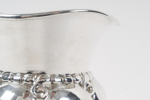 XXe siècle - Georg Jensen - Pichet à eau modèle 7A dit Melon Pitcher, créé en 1907