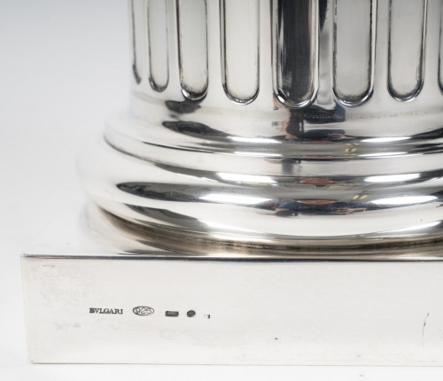 Bulgari – vase trophée en argent massif - Années 50-60