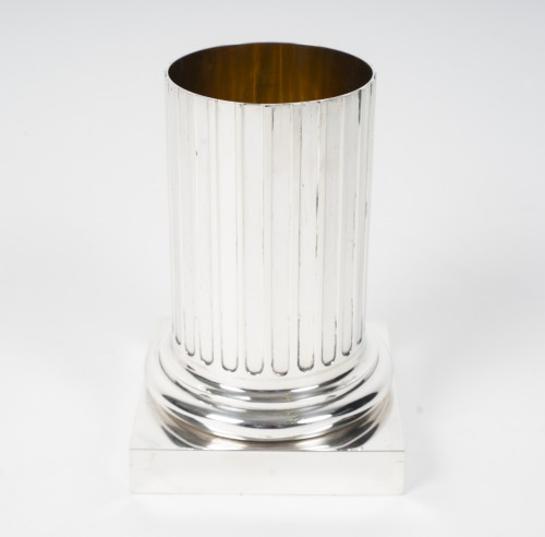 Années 50-60 - Bulgari – vase trophée en argent massif