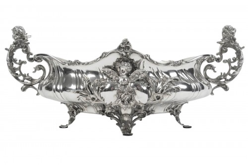 Bruckmann & Söhne – Solid silver jardinière late 19th century