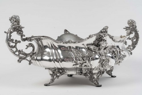 Antiquités - Bruckmann &amp; Söhne – Solid silver jardinière late 19th century