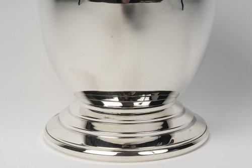 Olier &amp; Caron -  Art Deco Wine Cooler Sterling Silver, 20th  - 