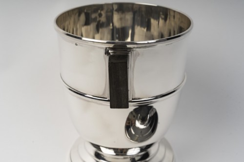 Antiquités - Olier &amp; Caron -  Art Deco Wine Cooler Sterling Silver, 20th 