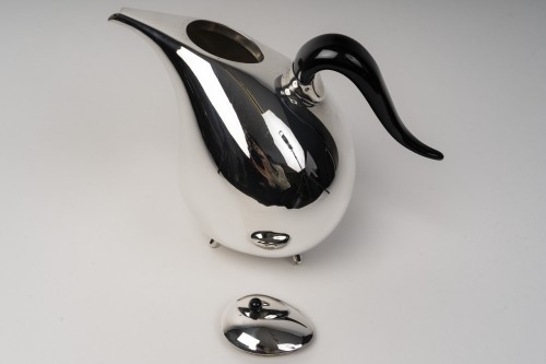 Silver covered pitcher, Pomellato Milan, 20th century  - 50