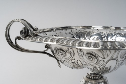 Argenterie et Arts de la table  - Gustave Odiot - Coupe sur pied en argent massif fin XIXe siècle