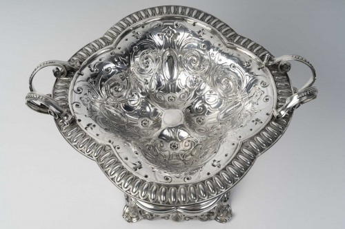 Gustave Odiot - Coupe sur pied en argent massif fin XIXe siècle - Napoléon III
