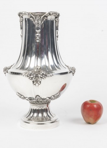 Antiquités - Olier & Caron – Vase en argent massif fin du XIXe siècle