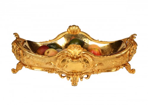 Jardinière en bronze doré, Epoque Napoléon III