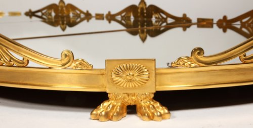 Argenterie et Arts de la table  - Surtout de table en bronze doré, Epoque restauration XIXe
