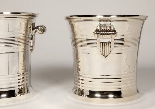 Boin Taburet - Pair of coolers in solid silver Art Deco period - 