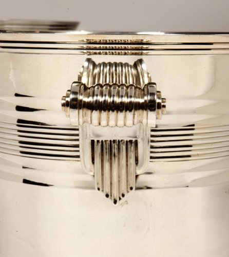 Art Déco - Boin Taburet - Pair of coolers in solid silver Art Deco period