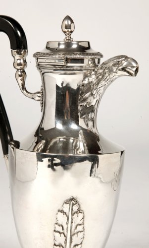 Jean-Baptiste Potot - Sterling Silver Jug, Empire Period - silverware & tableware Style Empire