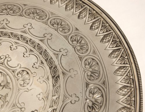 Cartier - Round tray in solid silver - XXth - by Cartier  - 