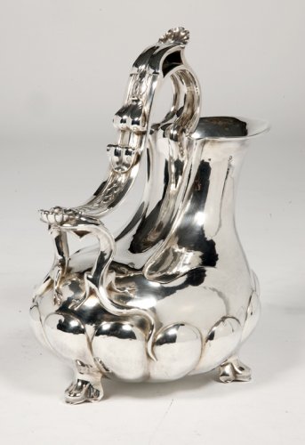 silverware & tableware  - .Tallois - Solid silver jug called &quot;Askos&quot; 19th century