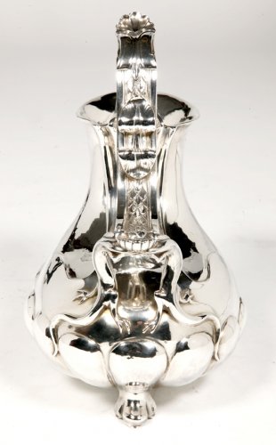 19th century - .Tallois - Solid silver jug called &quot;Askos&quot; 19th century