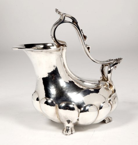 Antiquités - .Tallois - Solid silver jug called &quot;Askos&quot; 19th century