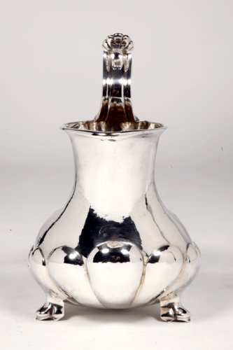 Antiquités - .Tallois - Solid silver jug called &quot;Askos&quot; 19th century