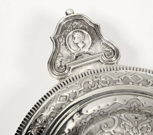 Lagriffoul et Laval - Legumier couvert à oreilles en argent XIXe - Emmanuel Redon Silver Fine Art