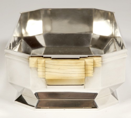 20th century - Jean Tétard - Planter in sterling silver 1930