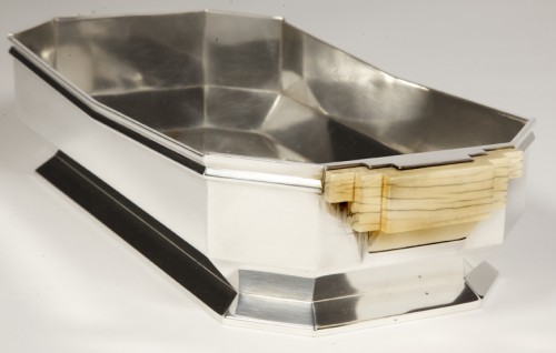 Jean Tétard - Planter in sterling silver 1930 - Art Déco