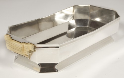 Antiquités - Jean Tétard - Planter in sterling silver 1930