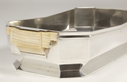 Antiquités - Jean Tétard - Planter in sterling silver 1930